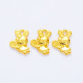 Tennis Rabbit Charm in 4 Metal Finishes for Jewelry Making view 7