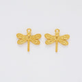 Dragonfly Charm Pendants in 3 Metal Finish Options view 7