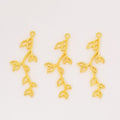 Leafy Branch Metal Jewelry Connectors in 5 Finishes view 7