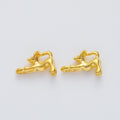 Stretching Cat Charm in 2 Metal Finishes for Jewelry Making view 5