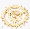 Concentric Gear Metal Jewelry Components in 6 Distinct Finishes view 8