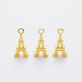 Eiffel Tower Metal Charms in Six Metallic Finishes view 7