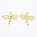 Openwork Dragonfly Charm In 5 Metal Finishes For Jewelry Making view 7