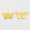Scrollwork Butterfly Charm Metal Jewelry Making Pieces view 7