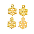 Openwork Snowflake Metal Charm in 5 Distinct Finishes for Jewelry Making view 7