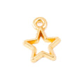 Vintage Finish Metal Open Star Connectors in 6 Style Options view 7