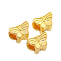 Butterfly Slider Bead in 3 Metal Finishes for Jewelry Making view 6