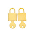 Padlock And Key Charm Metal Jewelry Making Component view 7
