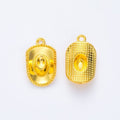 Dimensional Cowboy Hat Metal Charms in Seven Finishes view 8