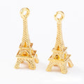 Eiffel Tower Metal Pendant Charms in 7 Distinct Finishes view 8