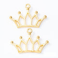 Openwork Five Point Crown Metal Charms Jewelry Findings view 6