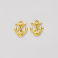 Small Anchor Connector Charms in Five Metallic Finishes view 7