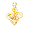 Ornate Fleur-de-Lis Metal Charms in Four Finish Options view 7