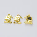 Graduation Cap Charm Pendants in 5 Metal Finish Options view 7