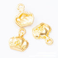 Mini Crown Metal Charms In Four Finishes For Jewelry Making view 7