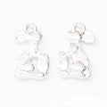 Vintage Seated Rabbit Charms in Multiple Finishes for Jewelry Making view 7