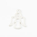 Openwork Angel Metal Charm Pendant For Jewelry Making view 6