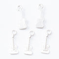 Mixed Electric Guitar Metal Charms in Three Finishes view 7