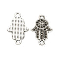 Eye Detail Hamsa Metal Connector in 4 Finishes for DIY Jewelry view 7