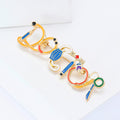 Alloy Letter Medical Charm Brooch Pin For Shirts And Suits view 3