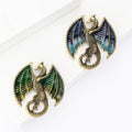 Alloy Enamel Dragon Brooch Pin For Coat Lapel Decoration view 3