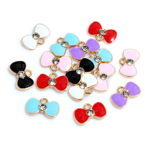 15x9mm 0.7g Gold Zinc Alloy Charm Pendant for DIY Necklace Bracelet Jewelry Making