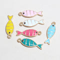 23x7mm Gold Zinc Alloy Charm Pendant for DIY Necklace Bracelet Jewelry Making view 3
