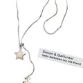 Korean Asymmetric Star Copper Sweater Necklace Minimalist Cool Style Light Luxury Jewelry For Women view 5