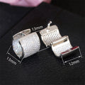Micro Pave Luxury Hoop Earrings For Women Elegant Versatile Fashion Cross Border Jewelry view 4