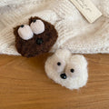 Light Luxury Plush Cartoon Character Brooch For Women Cute Winter Clothing Accessory view 4