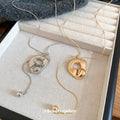 Minimalist Irregular Round Pendant Sweater Necklace Alloy Geometric Old Money Style Versatile Fashion Neck Chain view 4