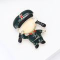 Fashion Alloy Cat Eye Girl Brooch For Dresses And Suits view 3
