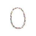 Ethnic Bohemian Colorful Faux Crystal Beaded Geometric Round Sweater Necklace For Women view 5