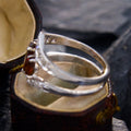 Elegant Faux Ruby Crown Ring For Women, Marquise Stone Luxury Evening Dress Jewelry Accessory view 3