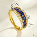 Old Money Palace Style Geometric Ring For Women, Middle Eastern Exotic Statement Finger Jewelry view 4