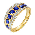 Old Money Palace Style Geometric Ring For Women, Middle Eastern Exotic Statement Finger Jewelry view 2