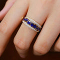 Old Money Palace Style Geometric Ring For Women, Middle Eastern Exotic Statement Finger Jewelry view 3