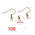 100pcs Stainless Steel Vacuum Gold Plated Ear Hooks For DIY Earrings Jewelry Accessories view 4
