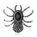 Alloy Rhinestone Spider Brooch Pin For Coat And Apparel view 1