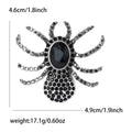 Alloy Rhinestone Spider Brooch Pin For Coat And Apparel view 5