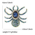 Alloy Rhinestone Spider Brooch Pin For Coat And Apparel view 4