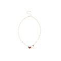 Real Gold Plated Enamel Metal Horse Necklace Chinese Style Light Luxury Clavicle Chain for Women view 5