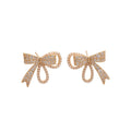 Gold Plated Silver Needle Zircon Star Faux Pearl Stud Earrings Elegant Light Luxury Style view 5