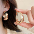 Maillard Acrylic Waterdrop Stud Earrings Jewelry Set With Silver Pins Minimalist Light Luxury Design view 4