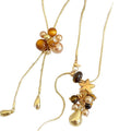 Maillard Retro Faux Pearl Tiger Eye Star Waterdrop Sweater Necklace Light Luxury Pendant view 5
