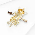 Alloy Enamel Cute Cat Brooch For Cartoon Clothing Decoration view 4