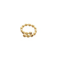 Light Luxury Triple Layer Faux Pearl Zircon Open Ring For Fashion Index Finger Jewelry view 5