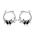 Cute Mini Panda Earrings For Women, European Animal Theme Simple Fresh Ear Jewelry view 2