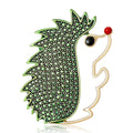 Alloy Enamel Hedgehog Brooch For Creative Animal Clothing Decoration view 1