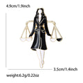 Alloy Lawyer Figure Brooch For Professional Suit Lapel Decoration view 5